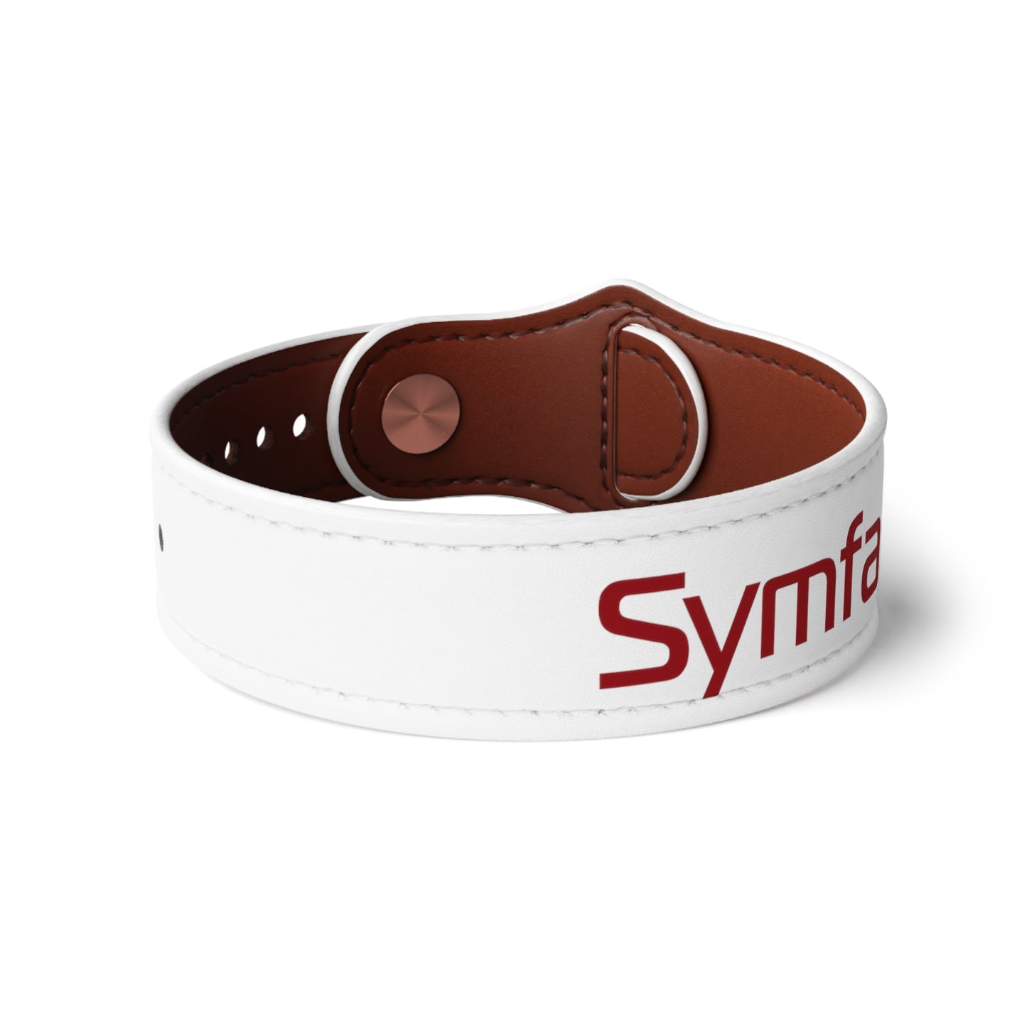 Faux Leather Wristband