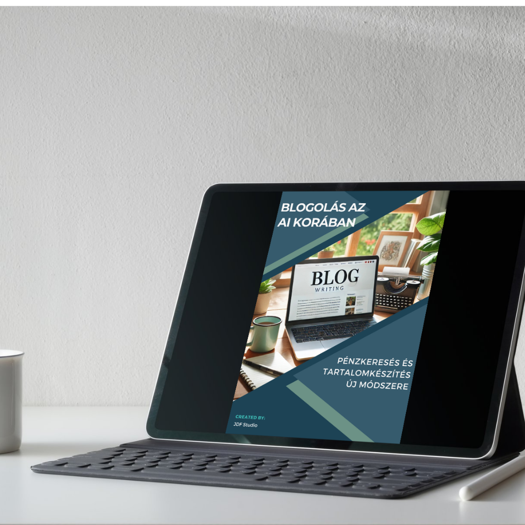 Blogolás az AI Korában – Pénzkeresés és Tartalomkészítés Új Módszerekkel (Digitális eBook)