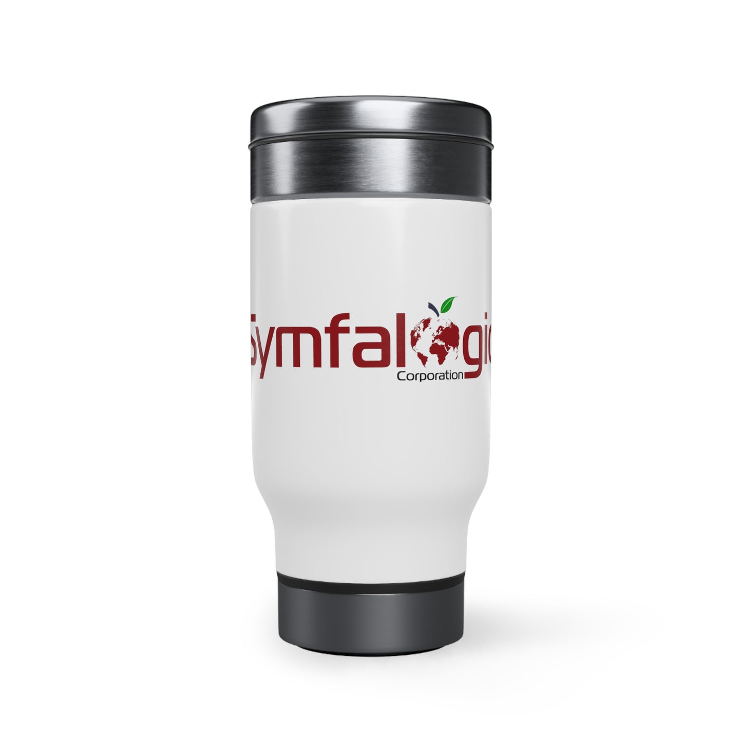 Stainless Steel Travel Mug with Handle, 14oz