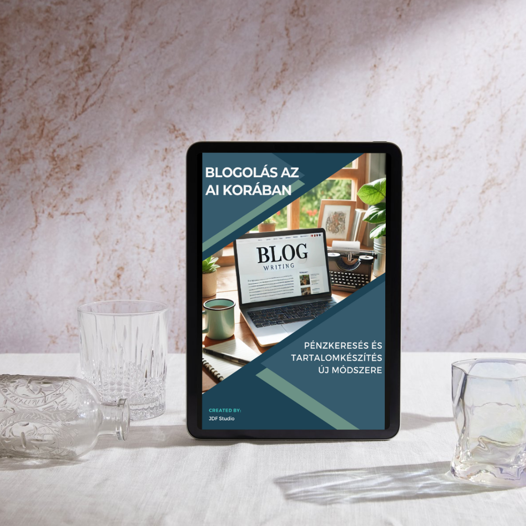 Blogolás az AI Korában – Pénzkeresés és Tartalomkészítés Új Módszerekkel (Digitális eBook)