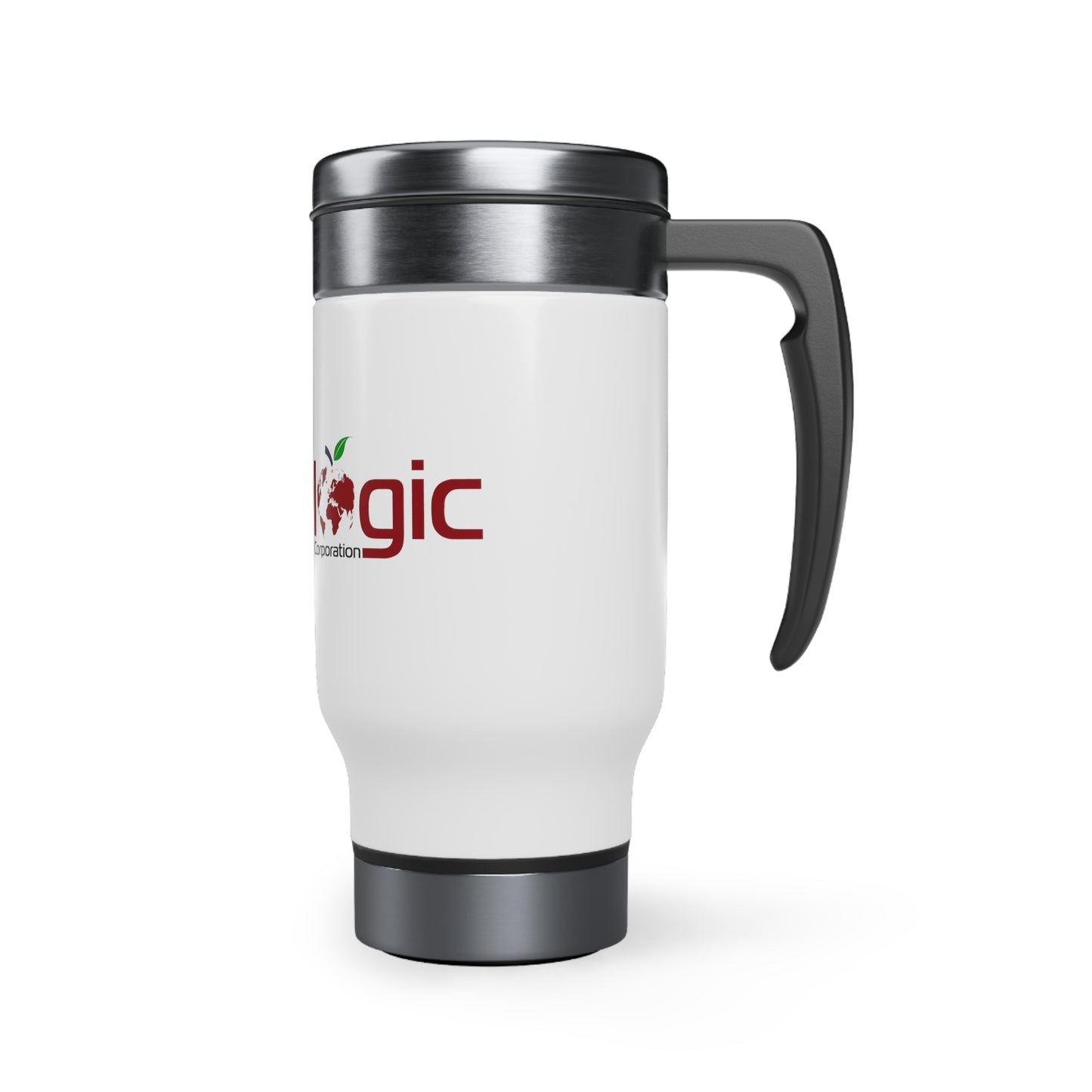 Stainless Steel Travel Mug with Handle, 14oz