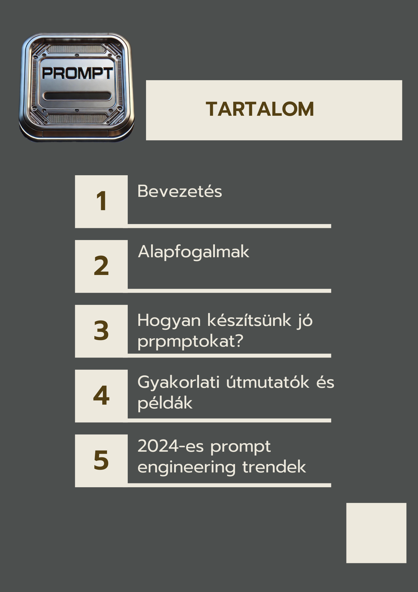 Prompt Engineering Útmutató™ – Az AI Kommunikáció Művészete (Digitális eBook)