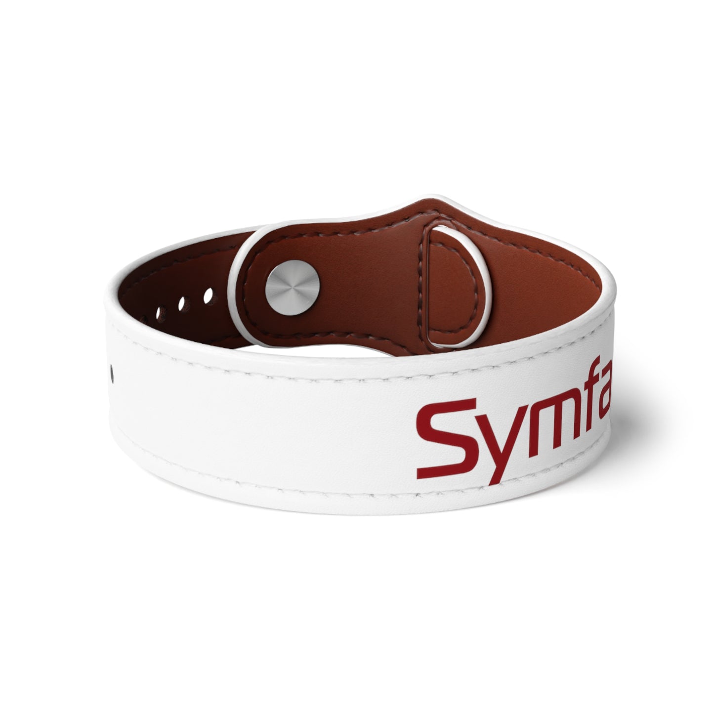 Faux Leather Wristband