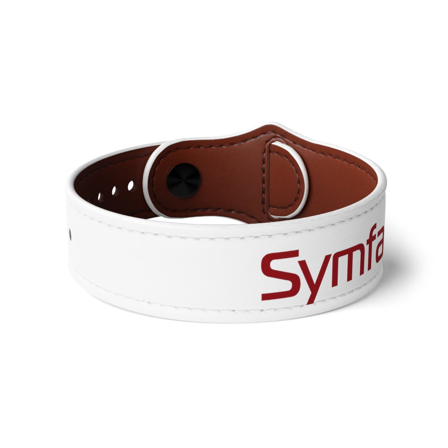 Faux Leather Wristband