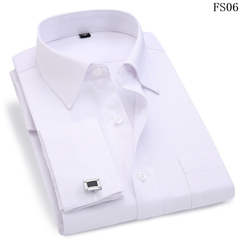 Man Classic Black French Cufflinks