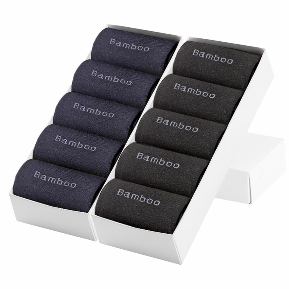 10Pair Gift Boxed Men Bamboo Socks
