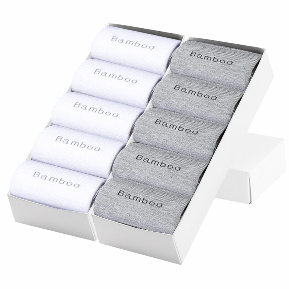 10Pair Gift Boxed Men Bamboo Socks