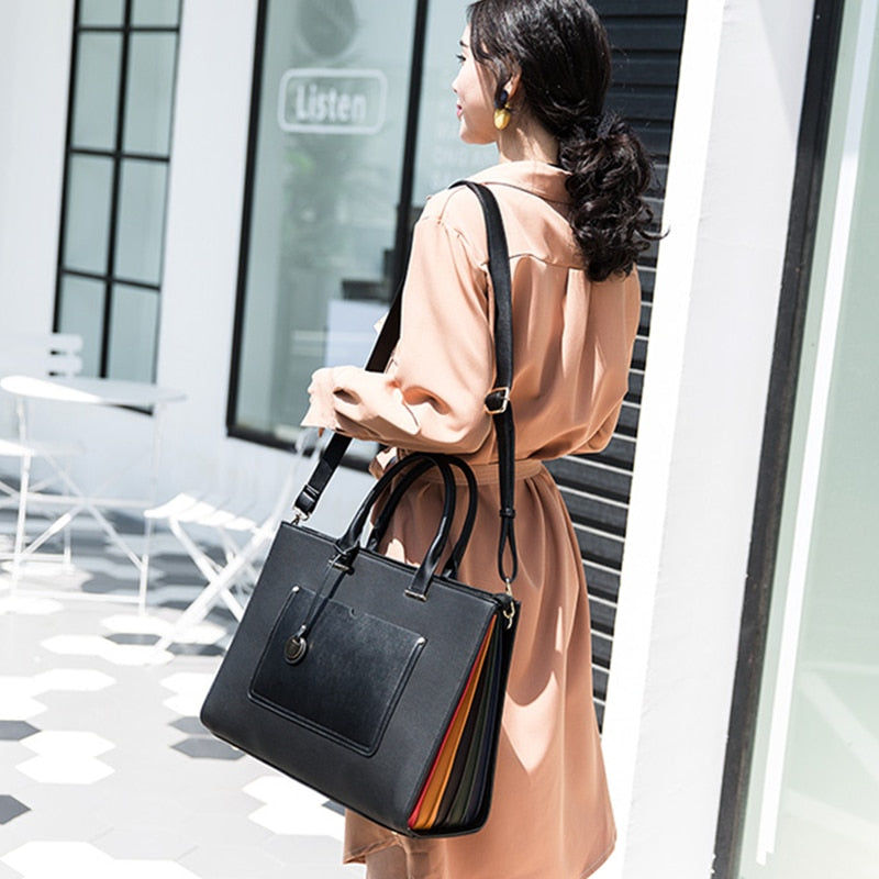 OYIXINGER Women Briefcase Bag