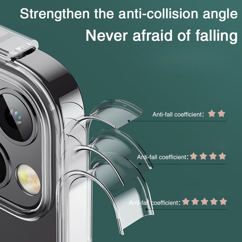 Ultra Thin Silicone Lens Protective Phone Case For iPhone