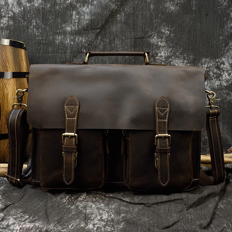 Men's Genuine Leather Briefcase