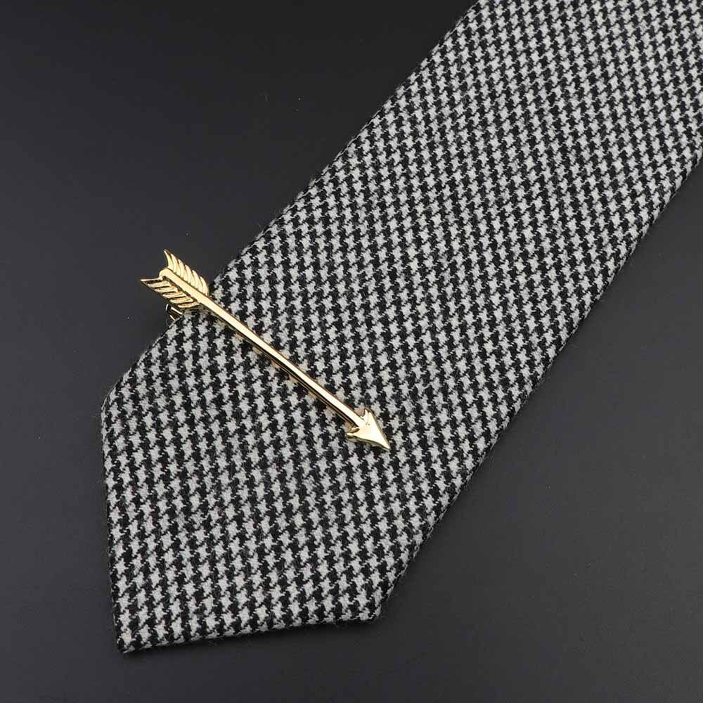1 Piece Chrome Stainless Tie Clip for Men - Gift