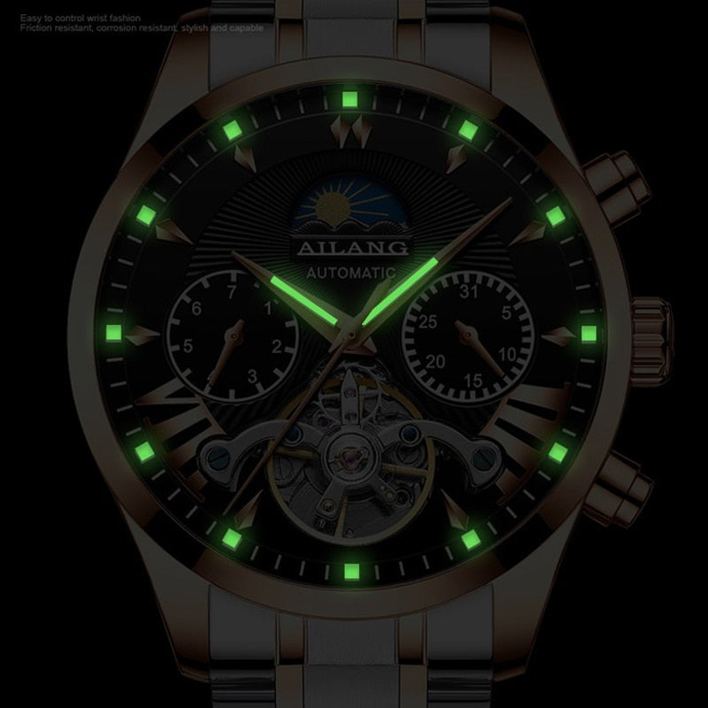 AILANG top luxury brand men's mechanical watch