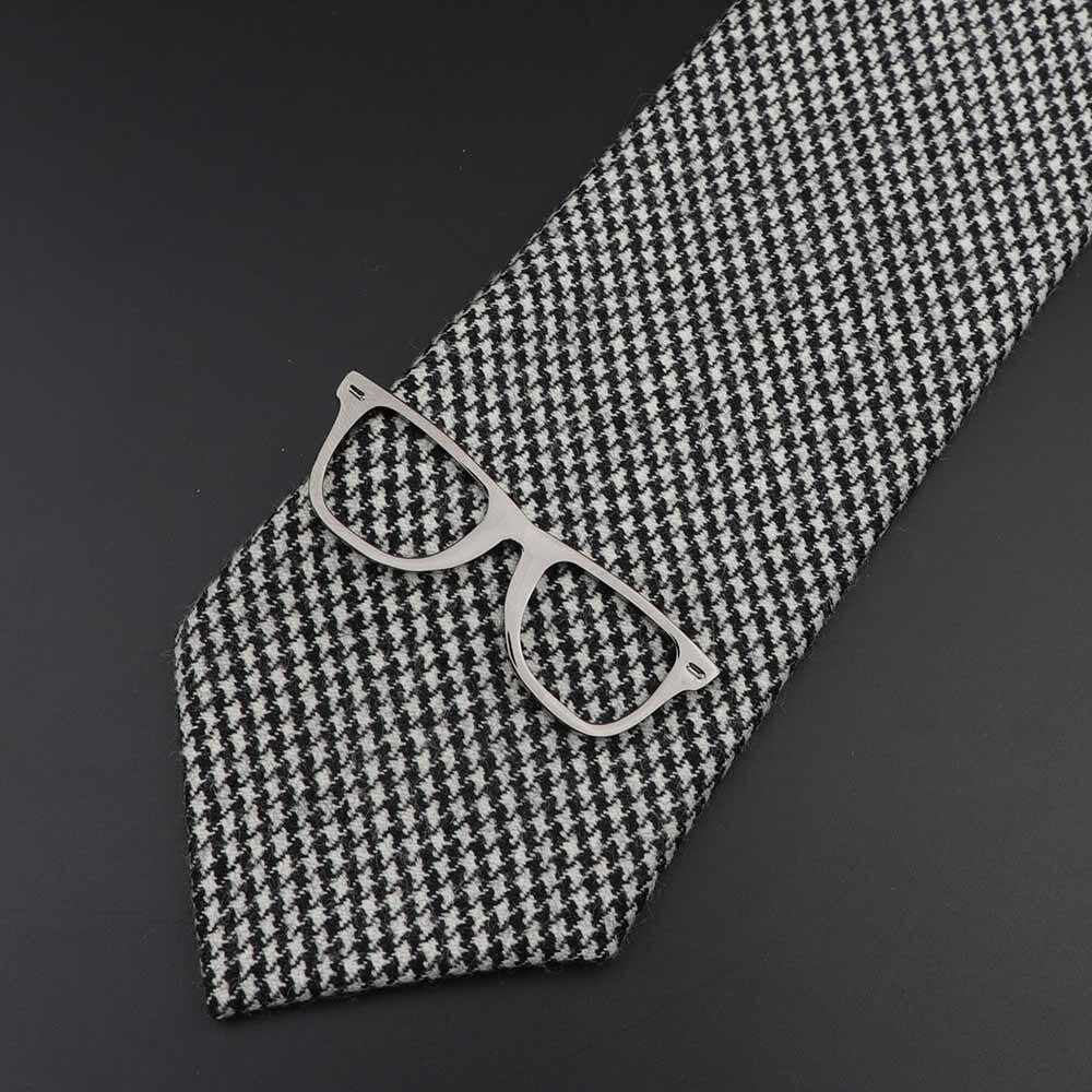 1 Piece Chrome Stainless Tie Clip for Men - Gift