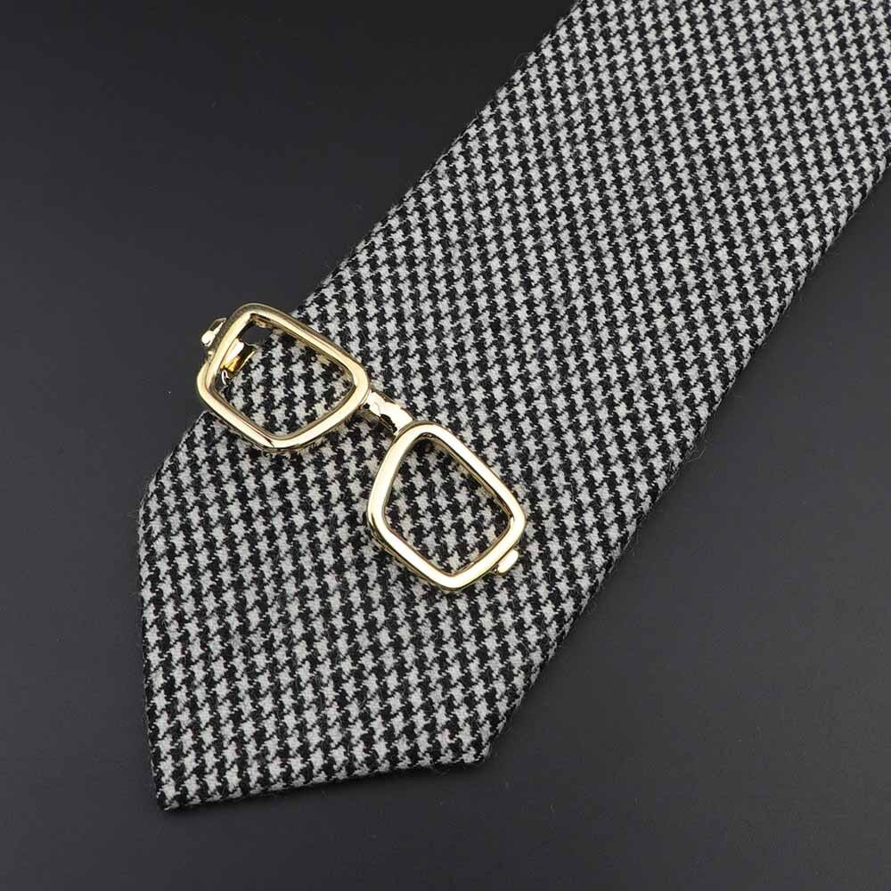1 Piece Chrome Stainless Tie Clip for Men - Gift