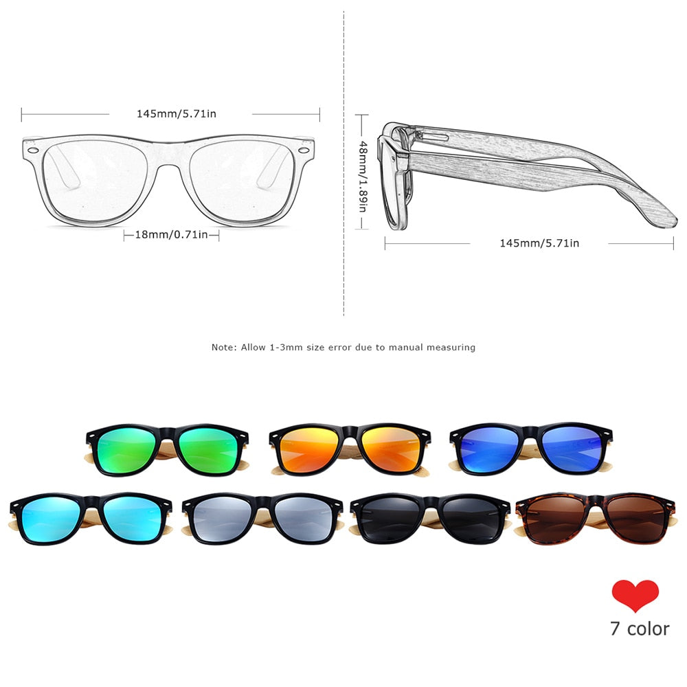 BARCUR Wood Sunglasses