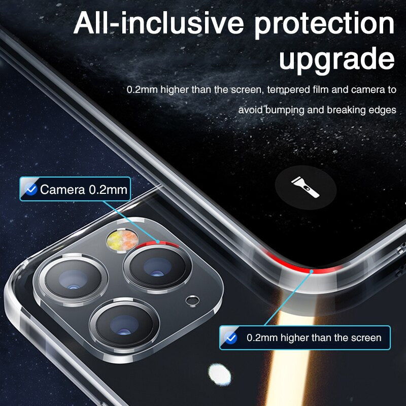 Ultra Thin Silicone Lens Protective Phone Case For iPhone