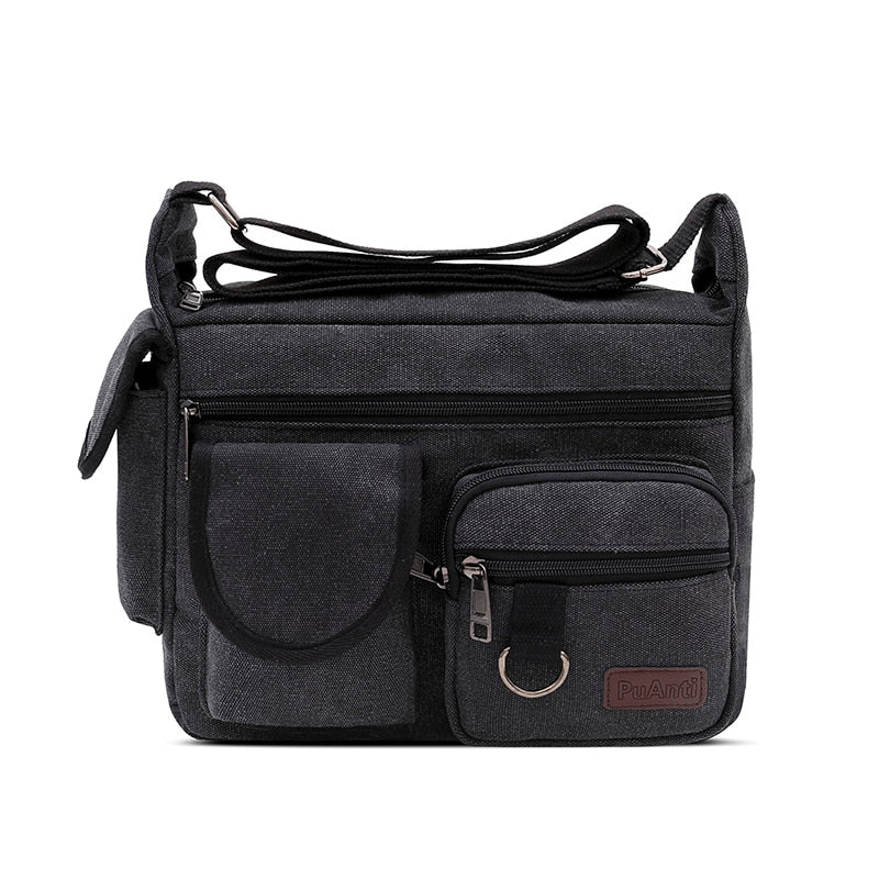 Canvas Messenger Bag for Men