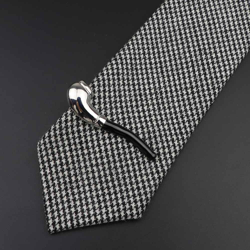 1 Piece Chrome Stainless Tie Clip for Men - Gift