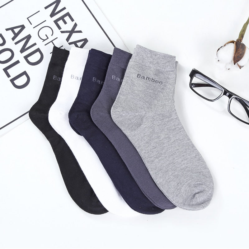10Pair Gift Boxed Men Bamboo Socks