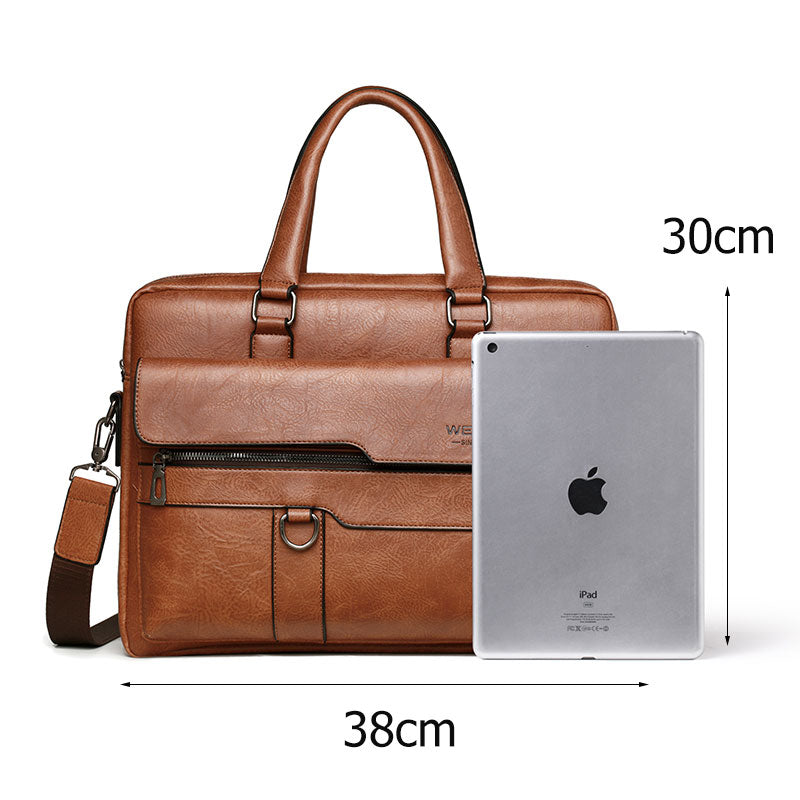 Vintage PU Leather Bag Men's