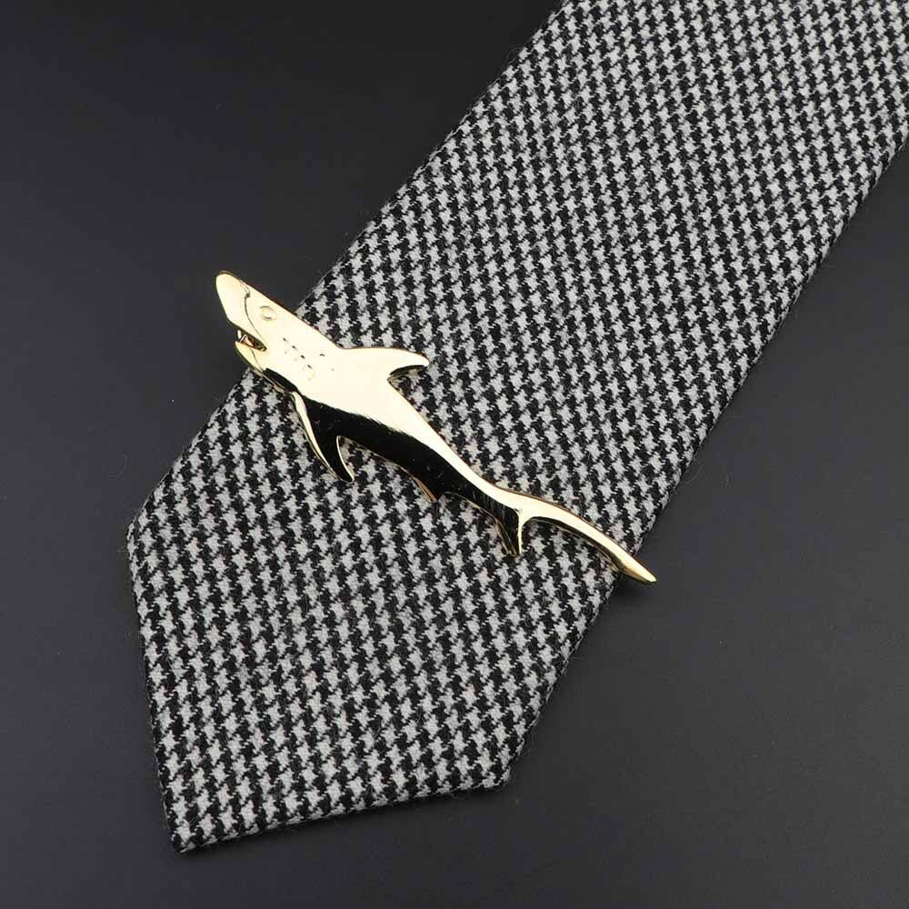 1 Piece Chrome Stainless Tie Clip for Men - Gift