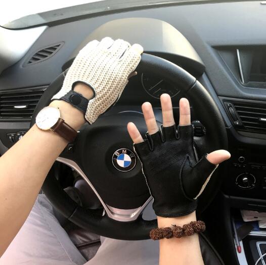 Men genuine leather gloves
