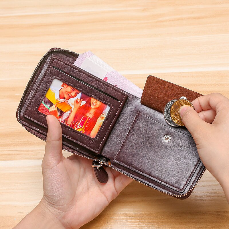 New Vintage Short Mens Wallet