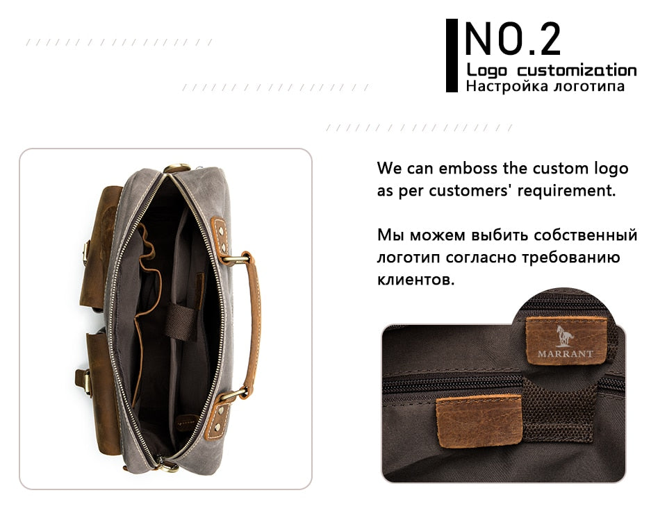 WESTAL Men's Briefcase