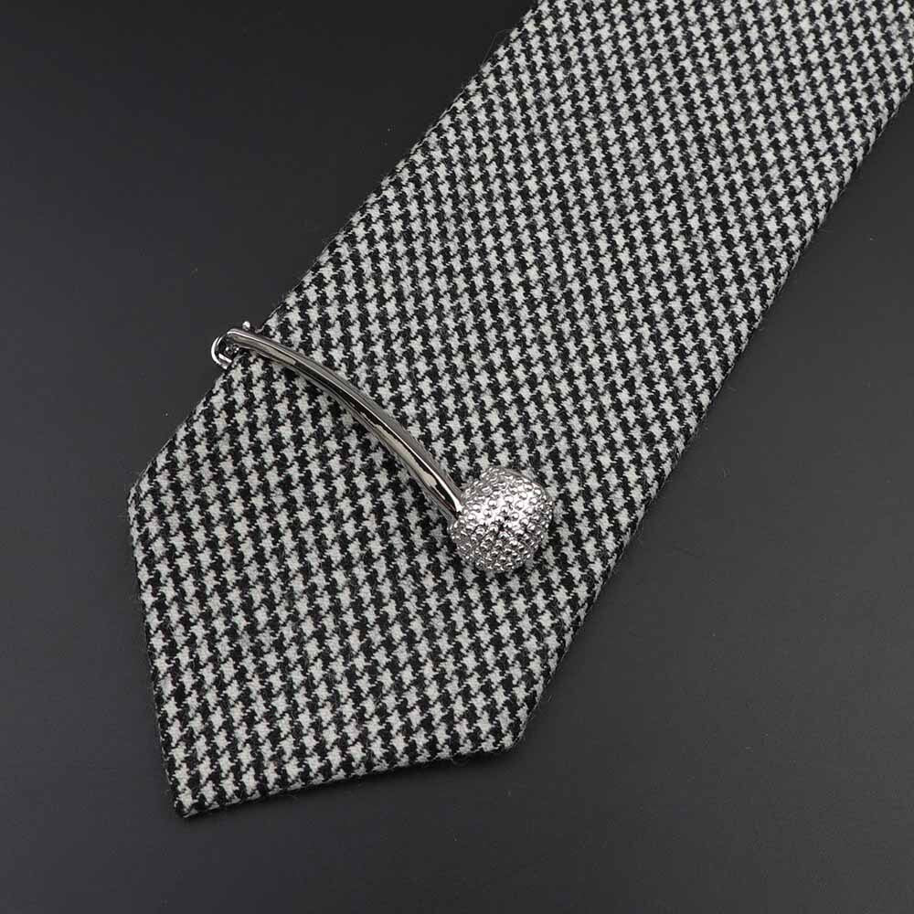 1 Piece Chrome Stainless Tie Clip for Men - Gift