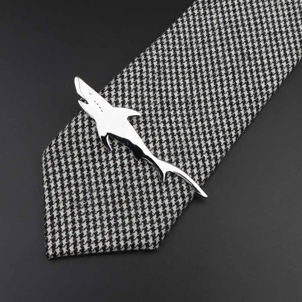 1 Piece Chrome Stainless Tie Clip for Men - Gift
