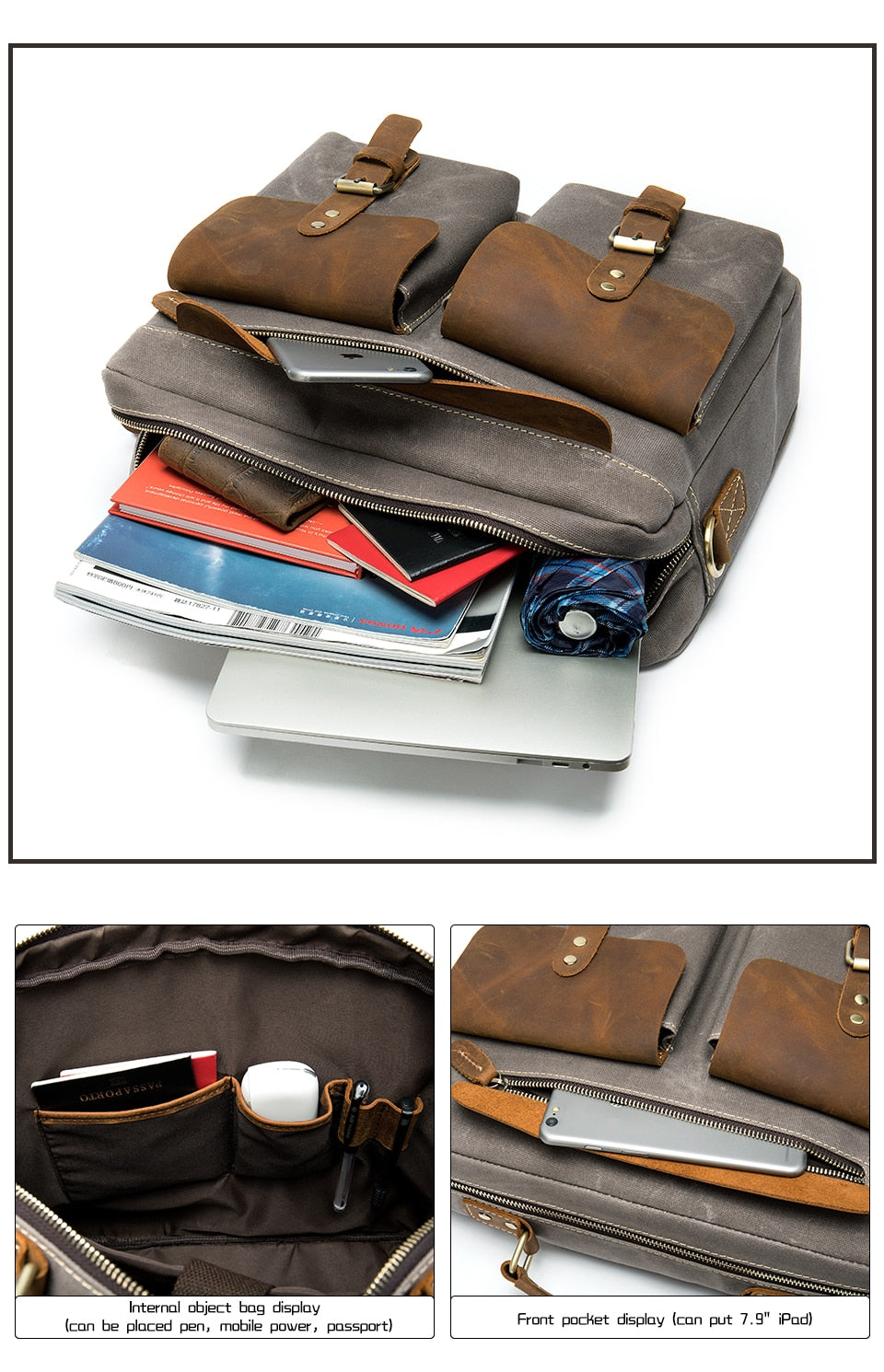 WESTAL Men's Briefcase