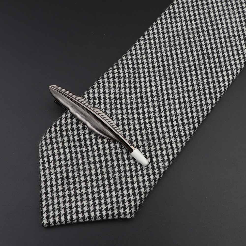 1 Piece Chrome Stainless Tie Clip for Men - Gift