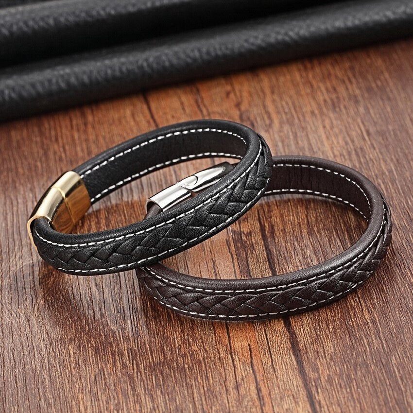 Men Women Leather Bracelet