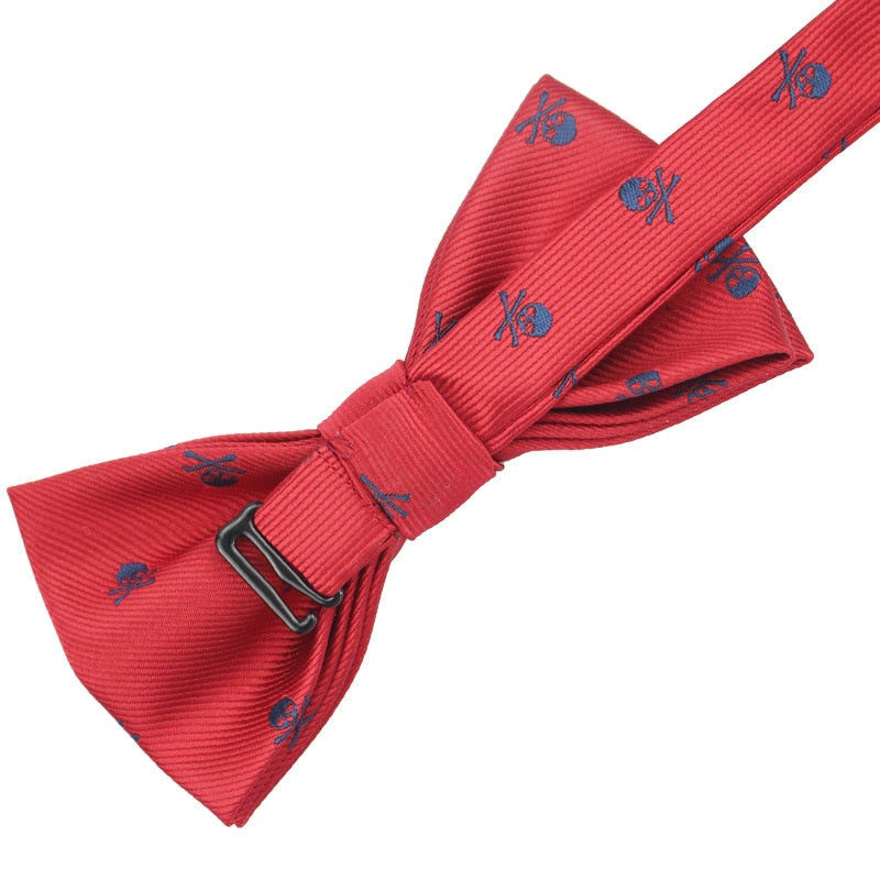 New Casual Slim Skull Ties For Men
