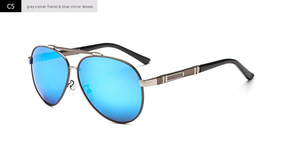Blanche Michelle Pilot Polarized Sunglasses Men