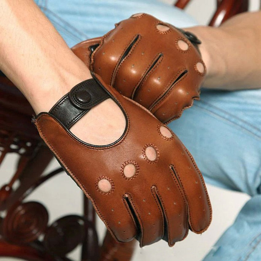 Genuine Leather Men Gloves