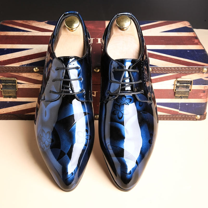 Patent Leather Men Dress Shoes