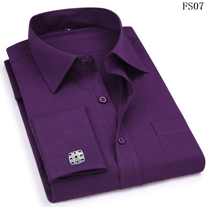 Man Classic Black French Cufflinks