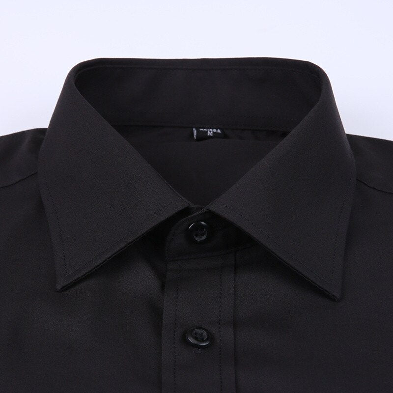 Man Classic Black French Cufflinks