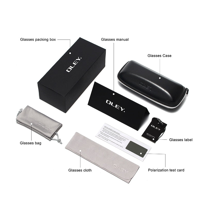 OLEY Men Polarized Sunglasses