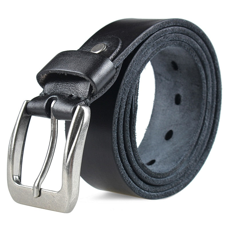 MEDYLA Men Top Layer Leather  Casual High Quality Belt