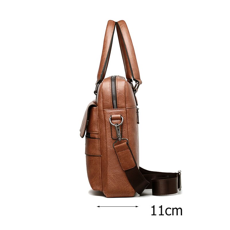 Vintage PU Leather Bag Men's