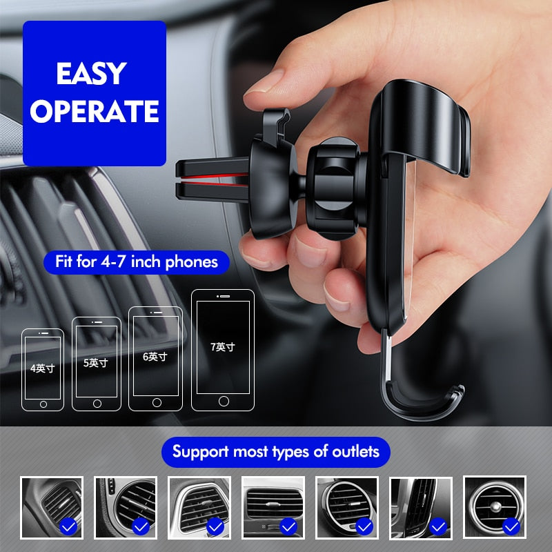 Gravity Car Phone Holder