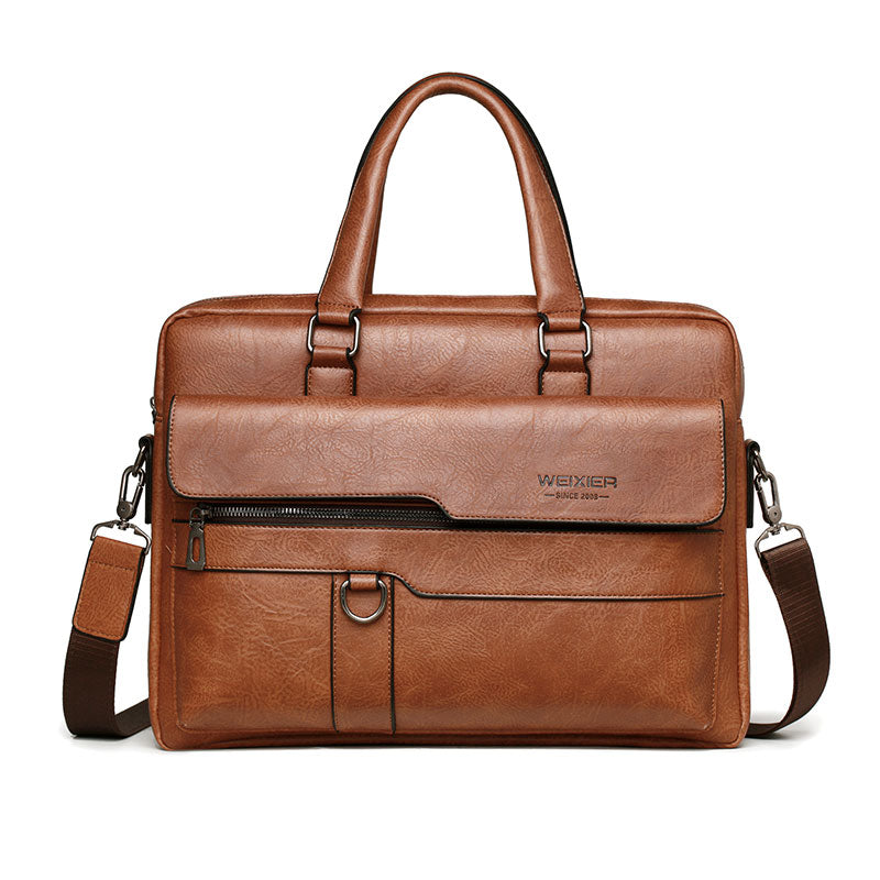 Vintage PU Leather Bag Men's