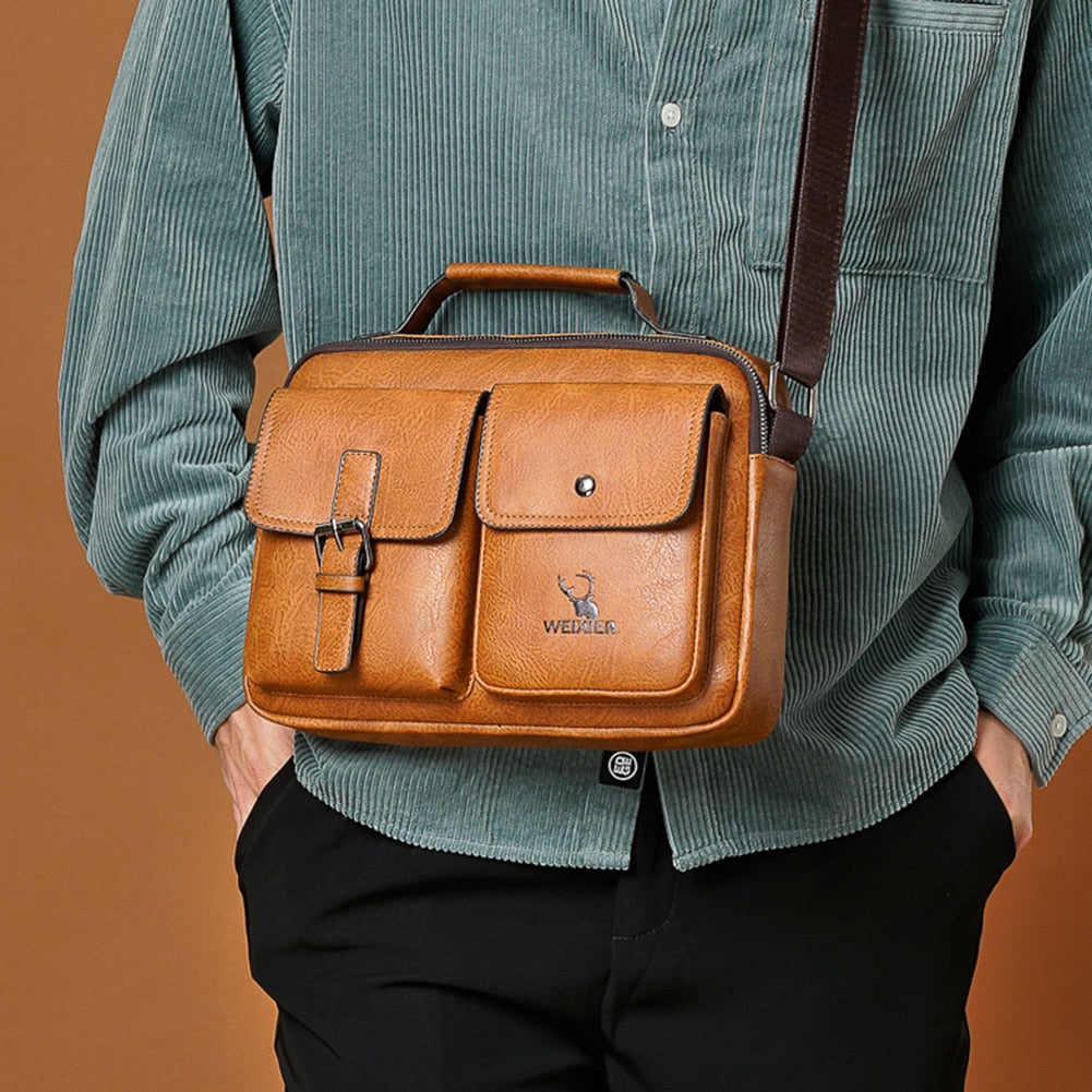 Vintage Men Crossbody Bag Male Business Bag