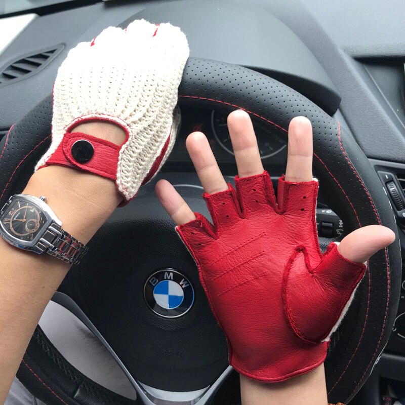 Men genuine leather gloves