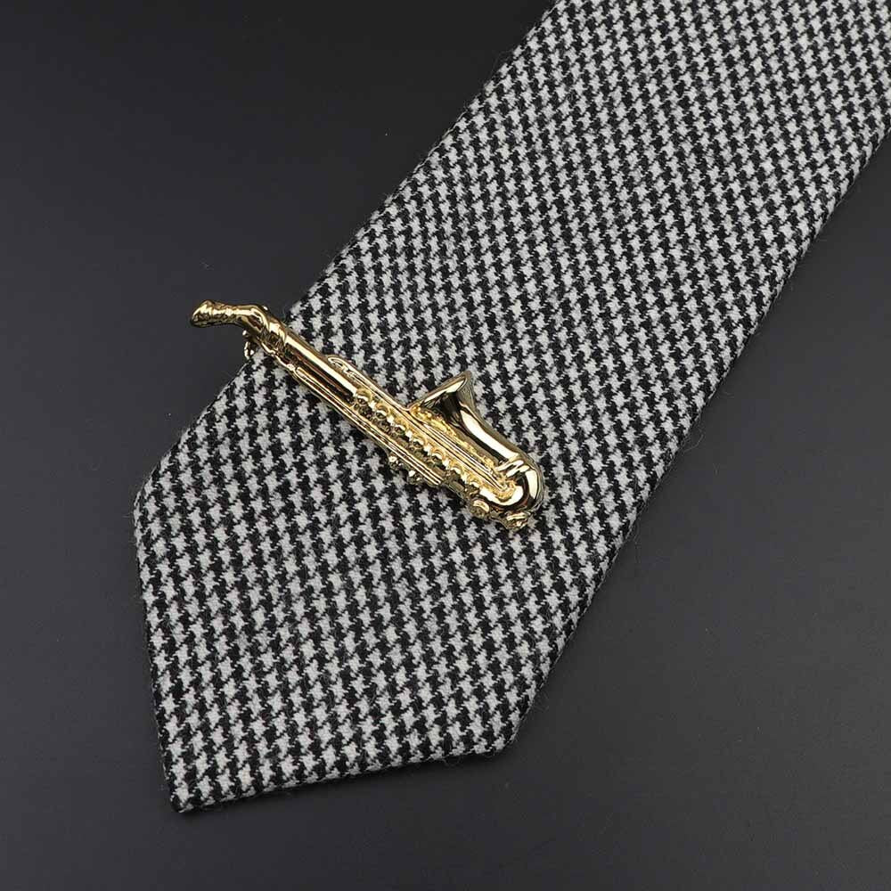 1 Piece Chrome Stainless Tie Clip for Men - Gift