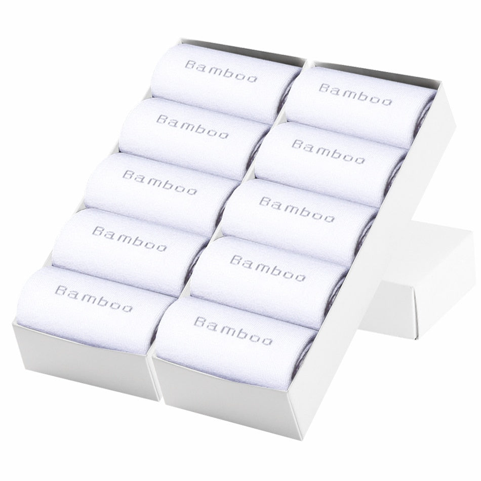10Pair Gift Boxed Men Bamboo Socks