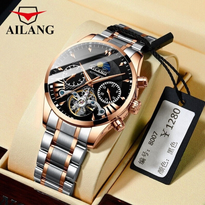 AILANG top luxury brand men's mechanical watch