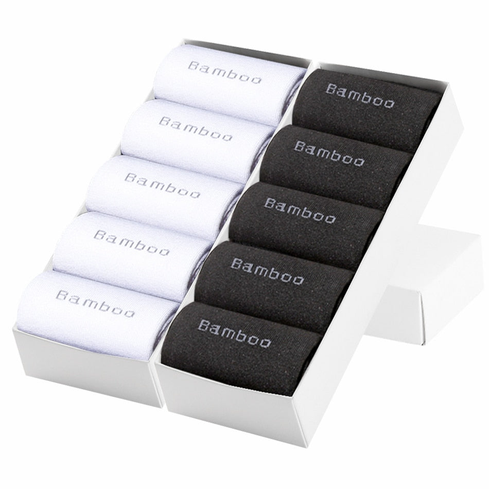 10Pair Gift Boxed Men Bamboo Socks